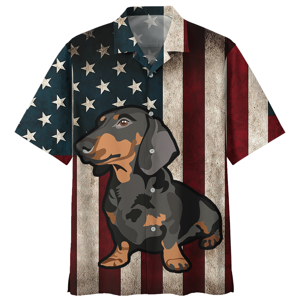 Dachshund Hawaii Shirt Ha32527