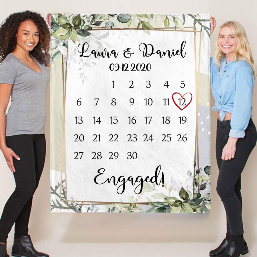 1865926091   N03   ET01    Calendar Date Gifts for couples   Custom Blanket