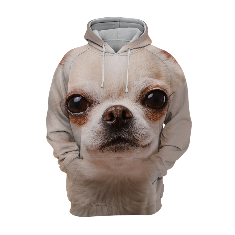 Unisex 3D Graphic Hoodies Animals Dogs Chihuahua Look