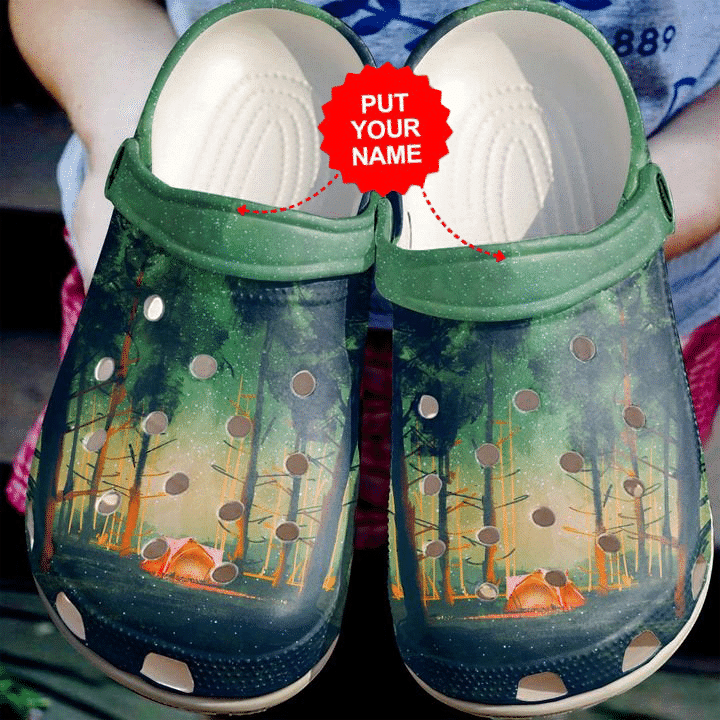 Camping – Camping In The Woods Clog Shoes Best Gifts For Camper For Men And Women