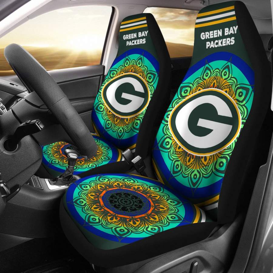 Unique Magical And Vibrant Green Bay Packers Car Seat Covers