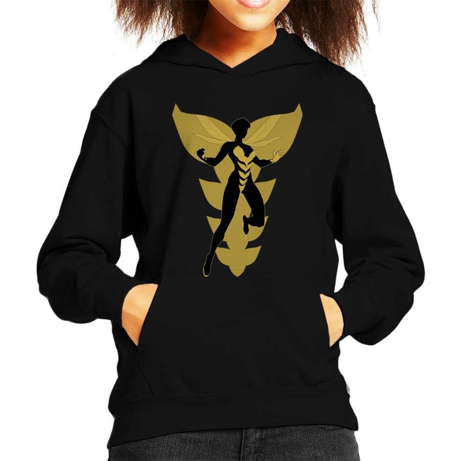 Wasp Silhouette Kid’s Hooded Sweatshirt