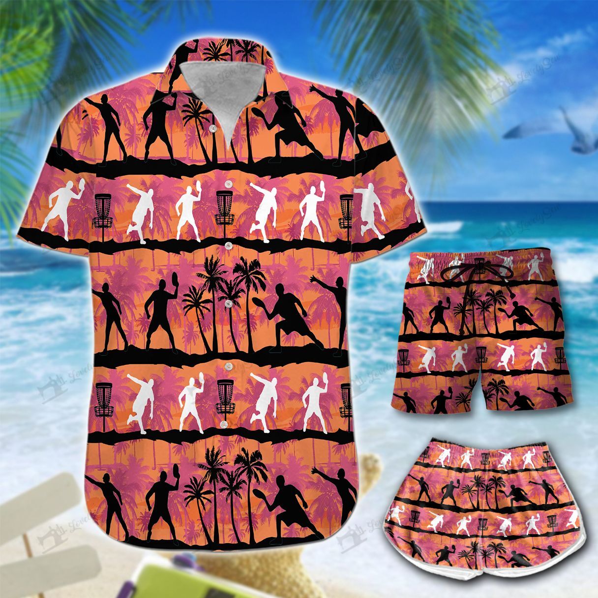 Disc Golf Hawaiian Shirt Shorts Ha37839