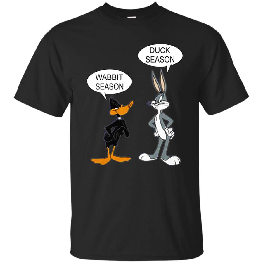 Duck and Rabbit Season Cartoon Retro G200 Gildan Ultra Cotton T-Shirt