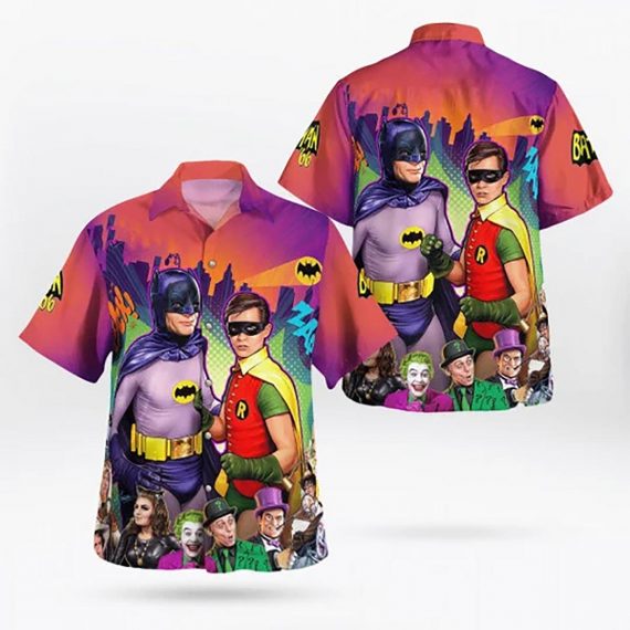 Batman 66 Robin Style Hawaii Graphic Hawaii Casual Shirt Ha12249