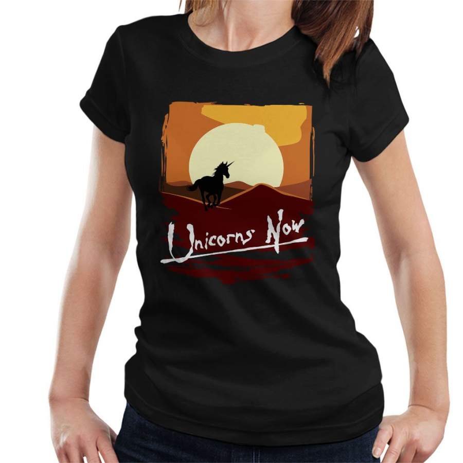 Unicorns Now Apocalypse Now Women’s T-Shirt