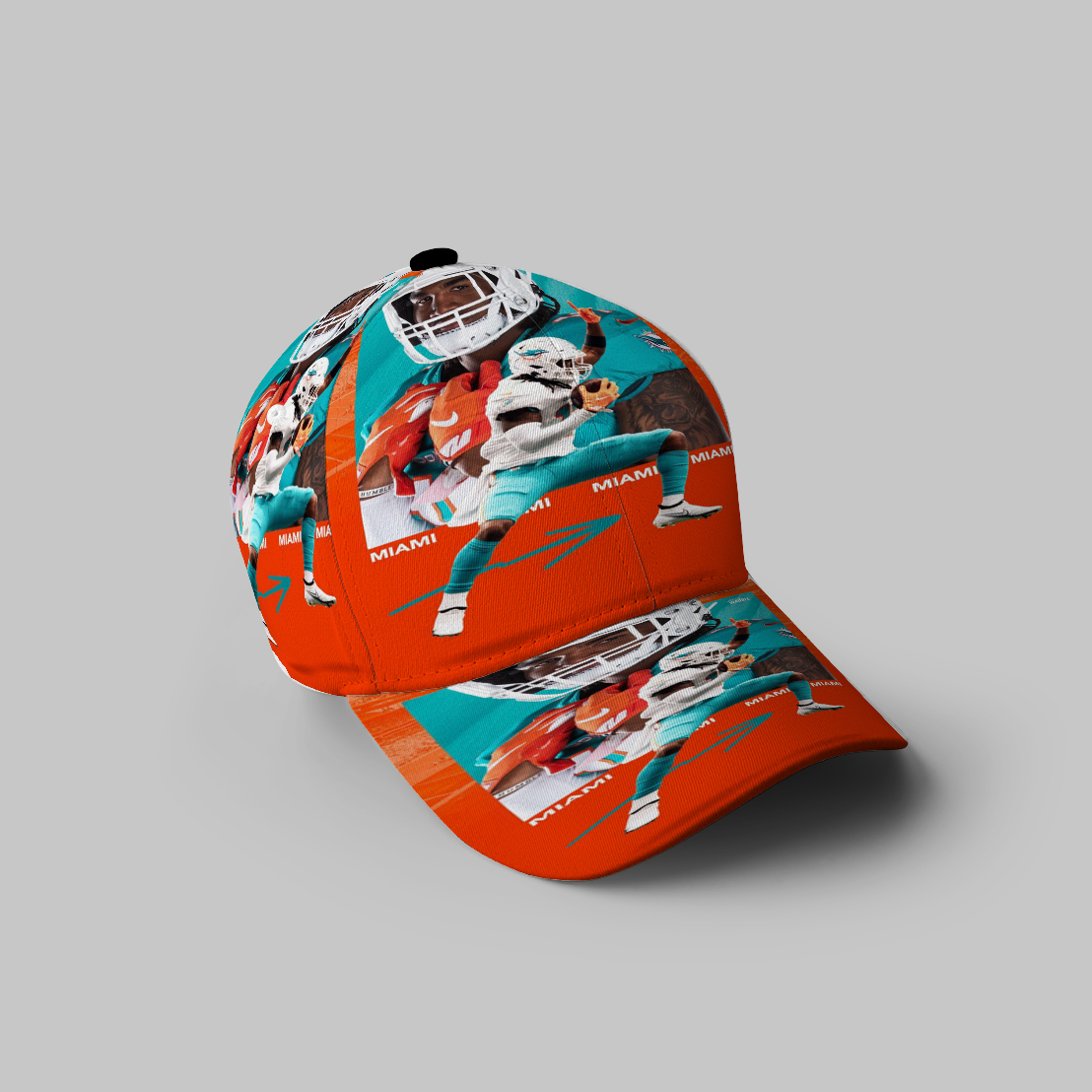 Miami Dolphins Jaylen Waddle2 3D Printing Baseball Cap Classic Hat