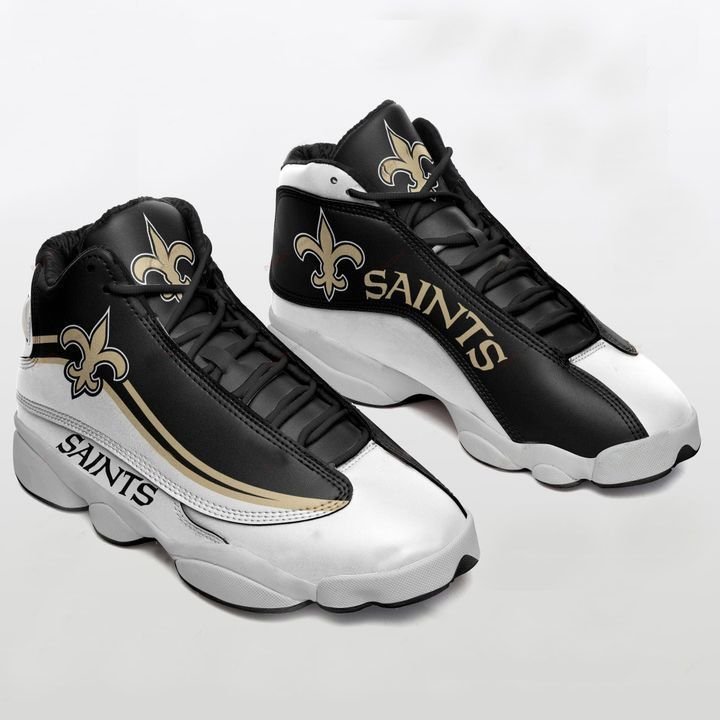 New Orleans Saints Football Jordan 13 Sneakers JD13 Sneakers Personalized Shoes Design