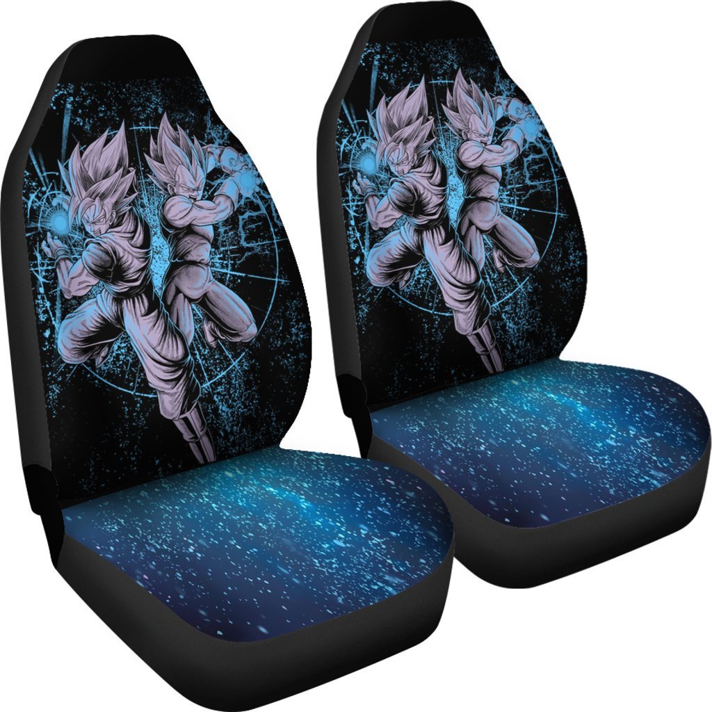 Goku Vegeta Kamehameha Final Flash Dragon Ball Car Seat Covers