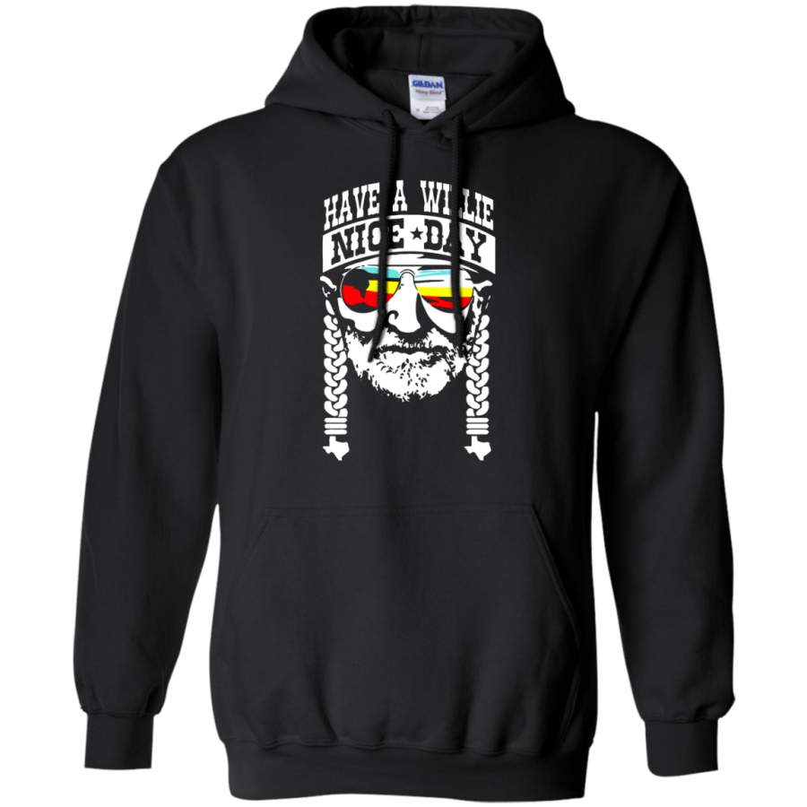 AGR Willie Nelson Have A Willie Nice Day Hoodie