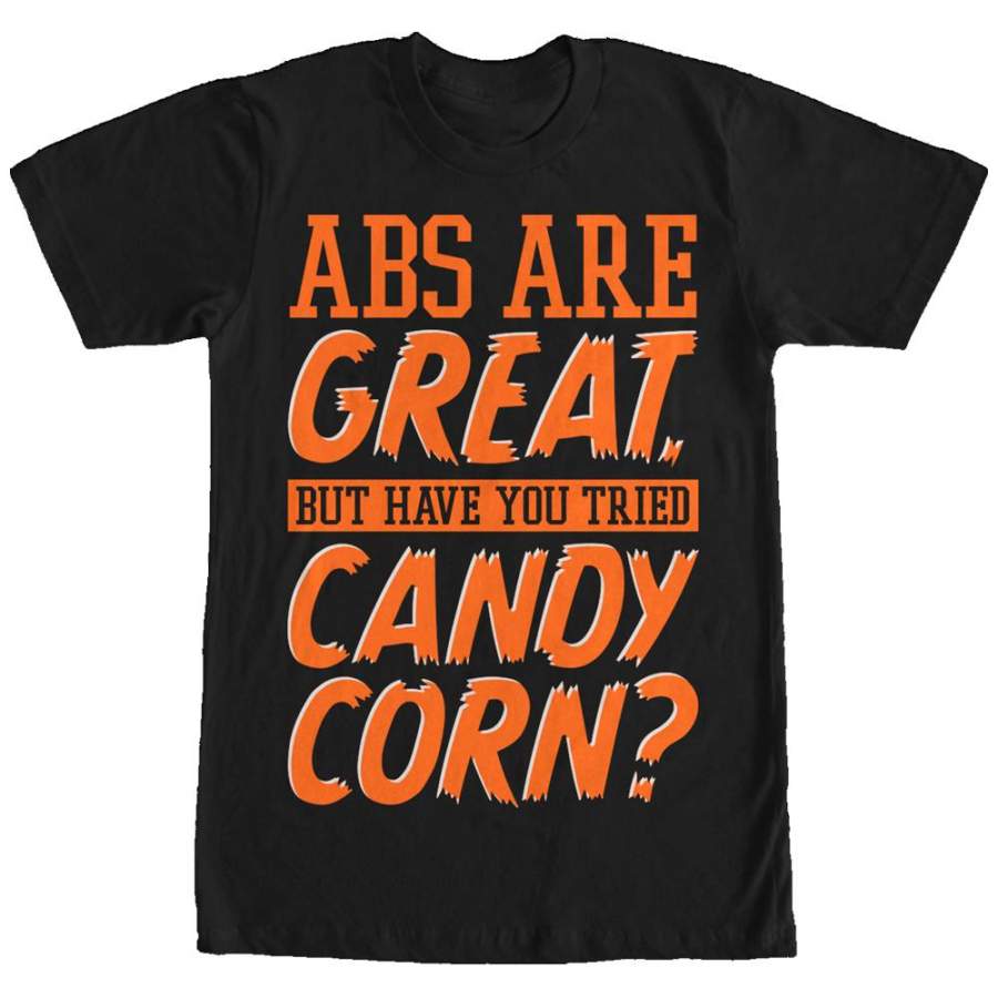 Lost Gods Men’s Candy Corn Abs  T Shirt Black