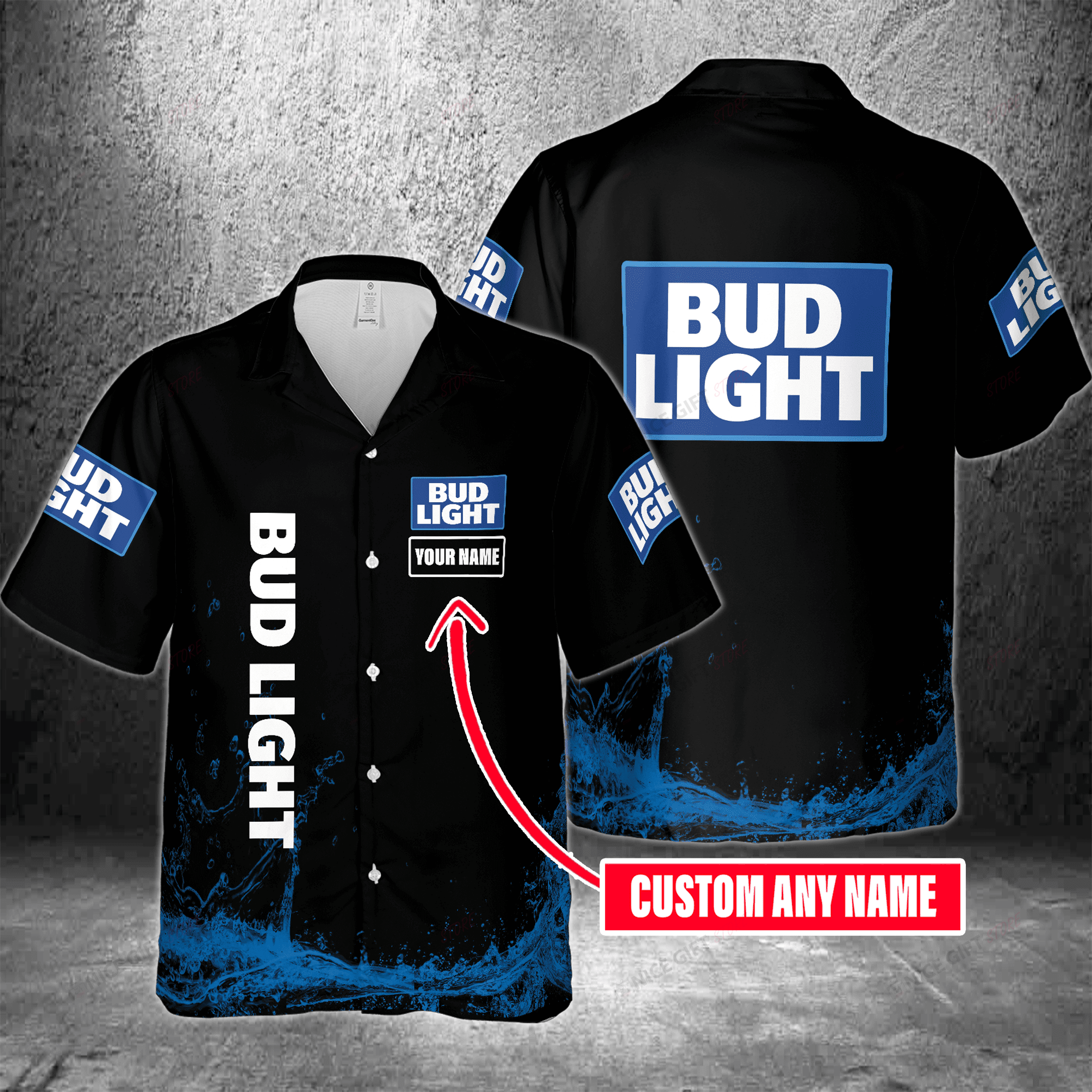 Bud Light Custom Name Hawaiian Shirt 3Hs-M7W8