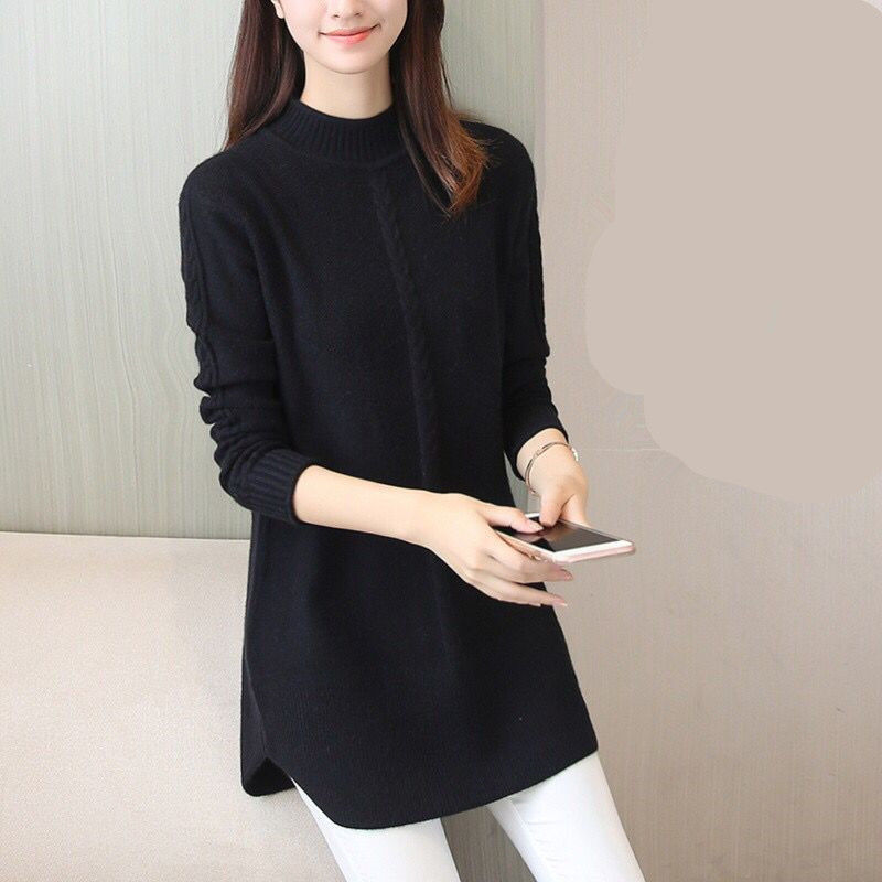 Vy1070 2020 spring autumn winter new women fashion casual warm nice Sweater woman female OL turtleneck oversized sweater alx