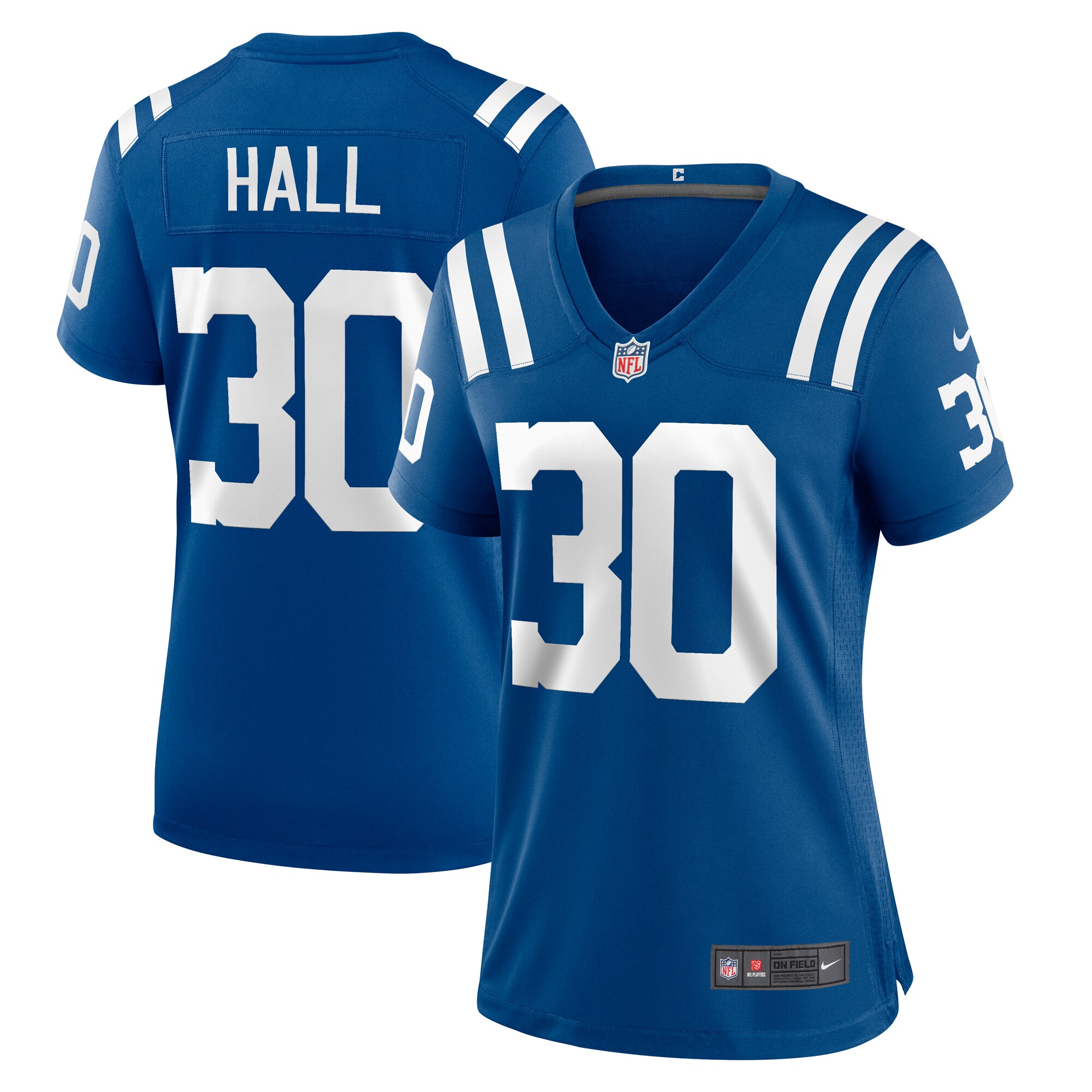 Women’s Indianapolis Colts Darren Hall  Royal Team Game Jersey 2