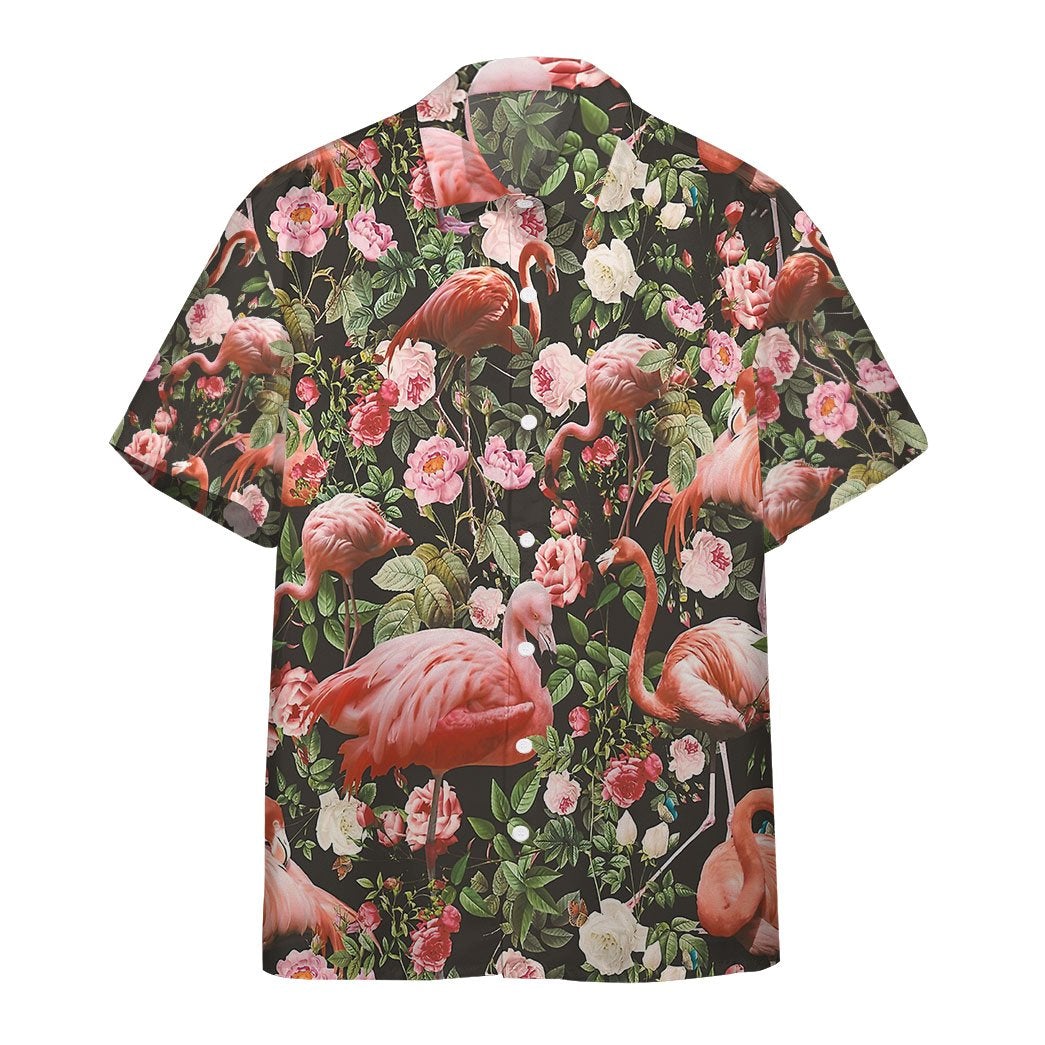 Floral And Flamingo Hawaii Shirt For Men Women Adult Ha93086