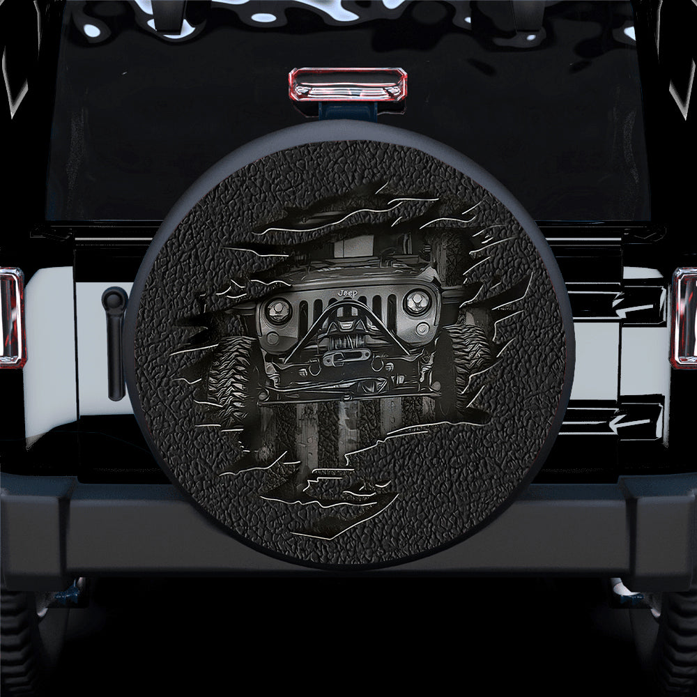 Jeep Inside Jeep Car Spare Tire Covers Gift For Campers