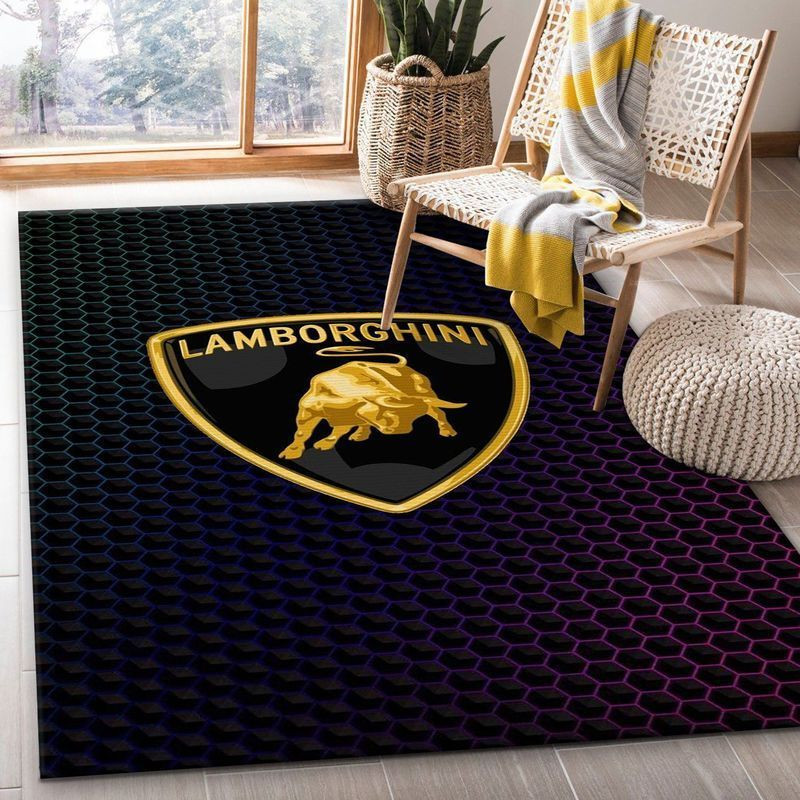 Lamborghini Trio Area Rug Living Room Rug Home Decor Floor Decor