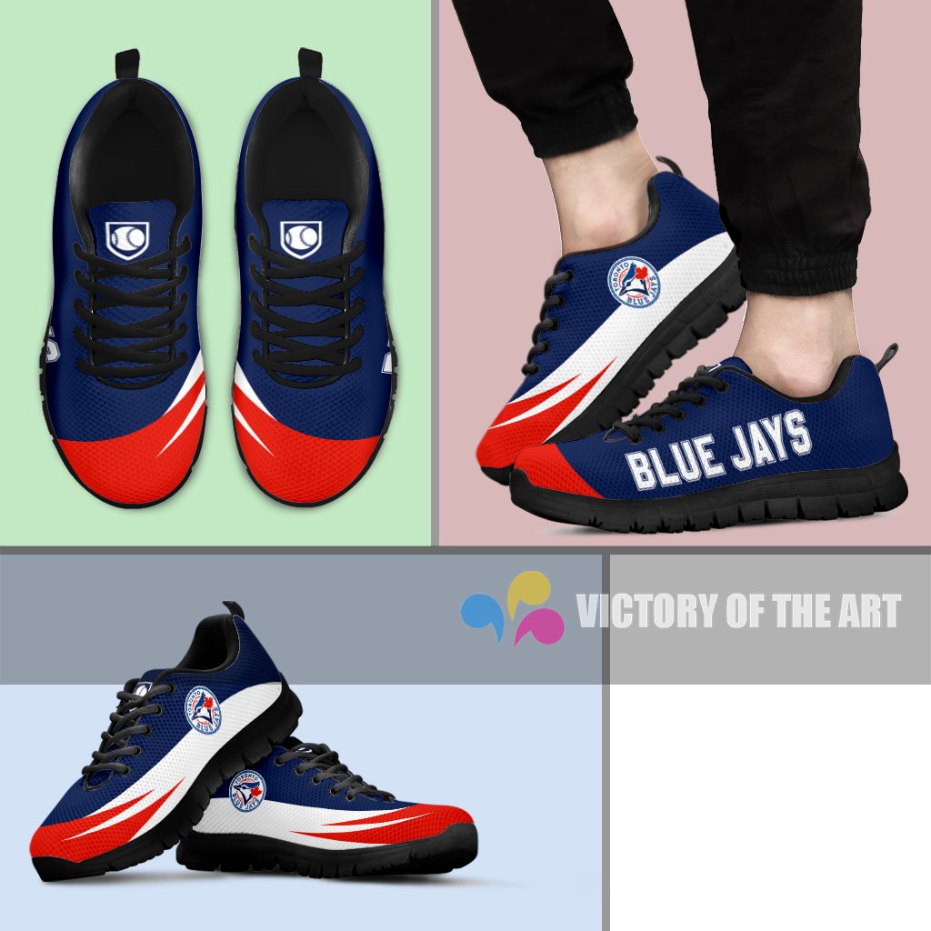 Special Gift Logo Toronto Blue Jays Sneakers