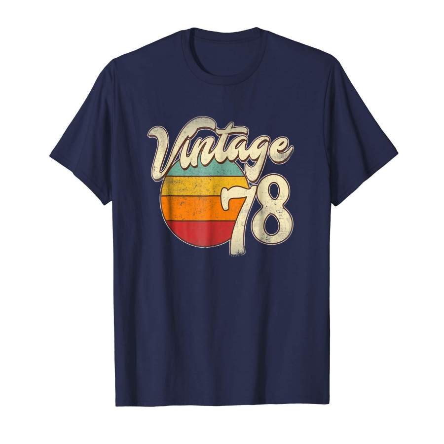 1978 Retro Vintage 40th Birthday Gift T Shirt