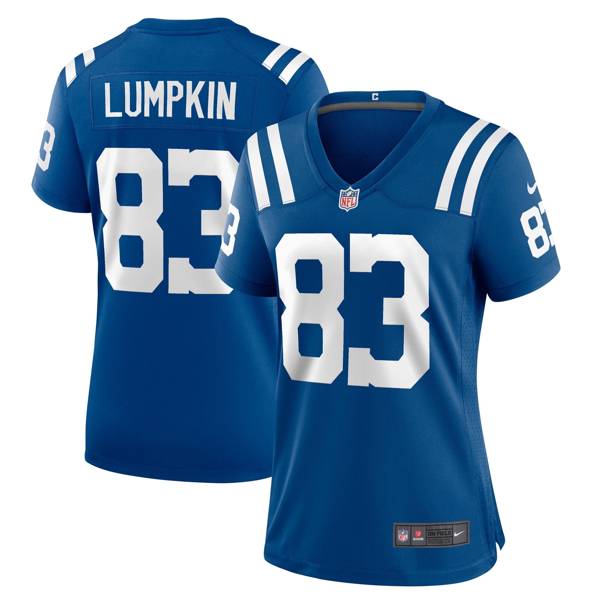 Women’s Indianapolis Colts Johnny Lumpkin  Royal Team Game Jersey