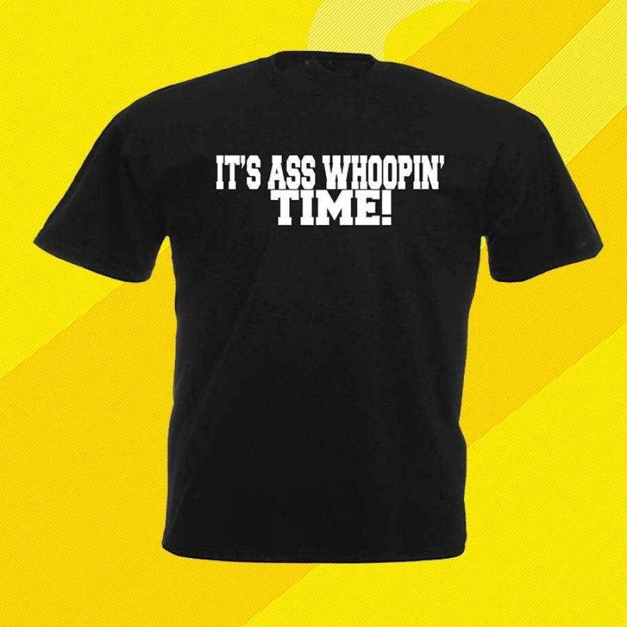 ASS WHOOPIN MMA Gym Workout Xmas Birthday Gift Idea Mens Womens NEW T-SHIRT