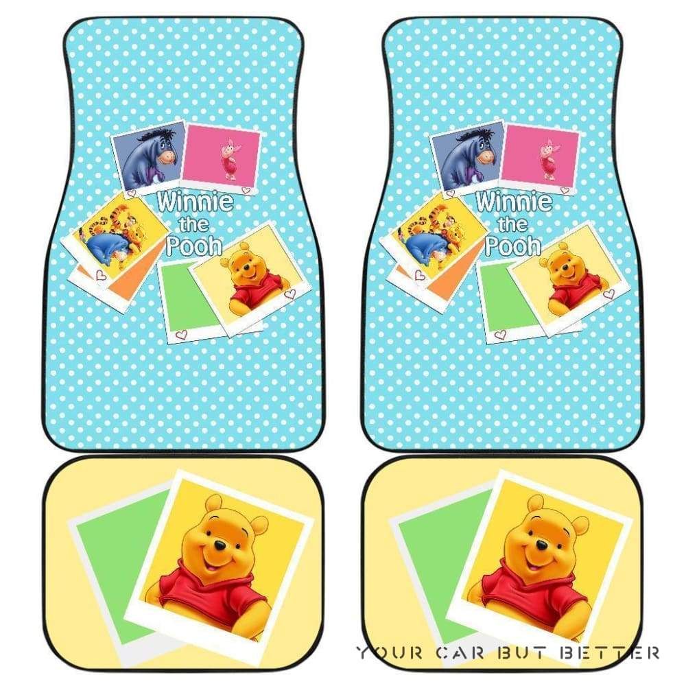 Pooh’S Friends Memories Moments Car Floor Mats 155026 Personalized Car Seat Floor Mat Custom Print