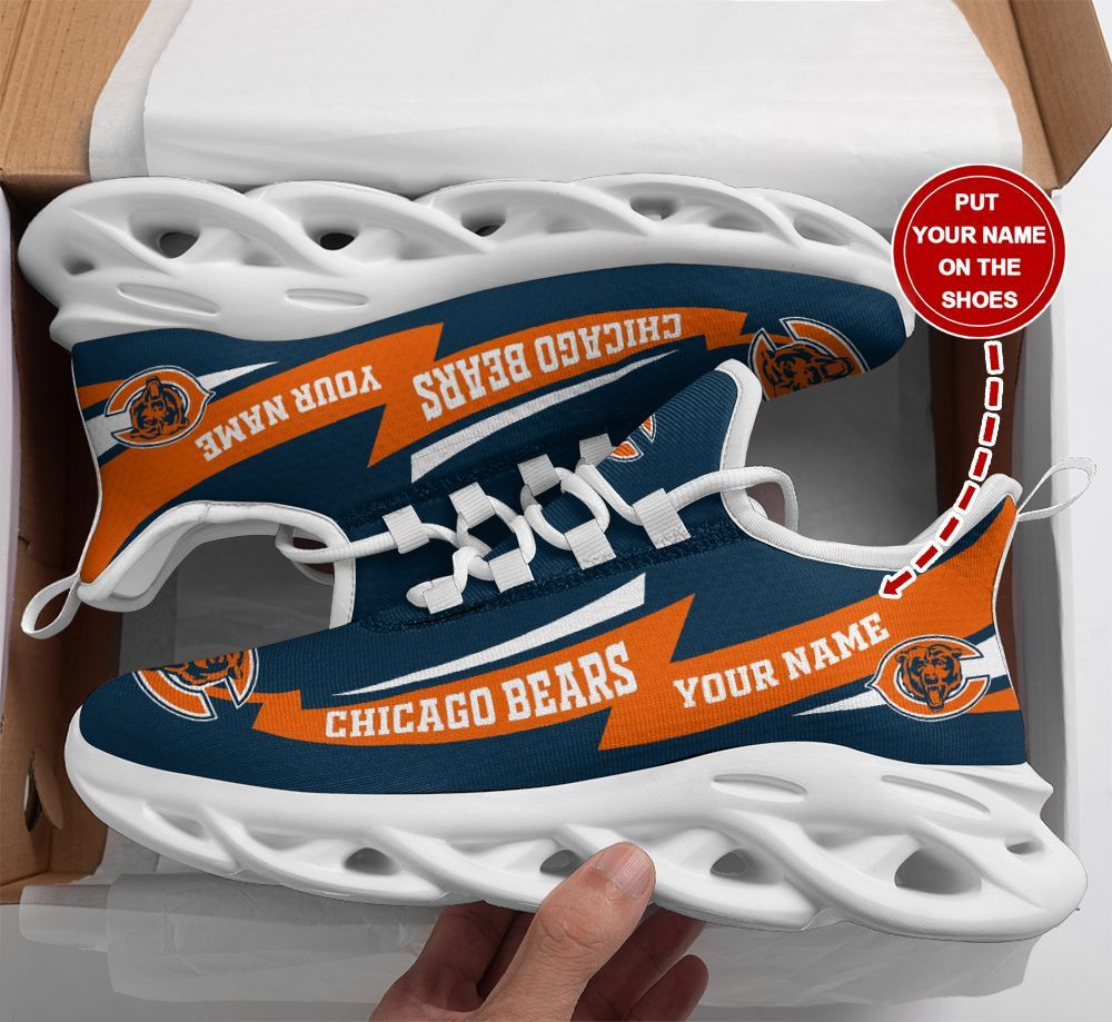 Chicago Bears Personalized Yezy Running Sneakers Art 557