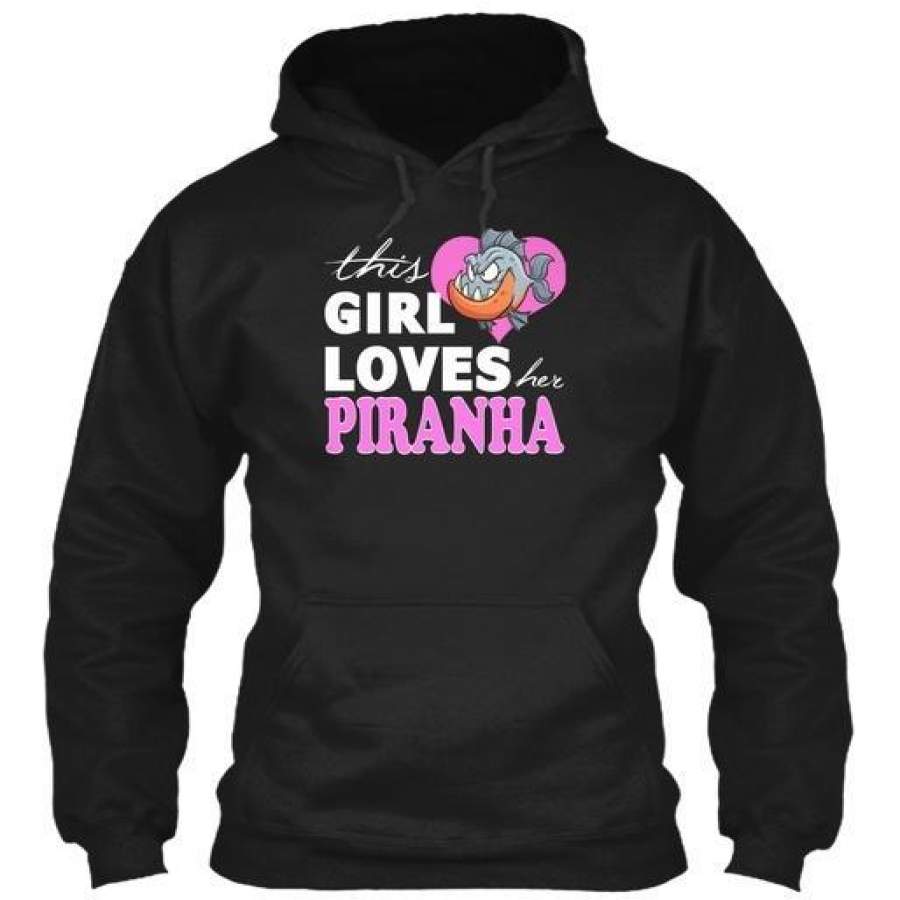 Piranha Animals Lover Gildan Hoodie Sweatshirt