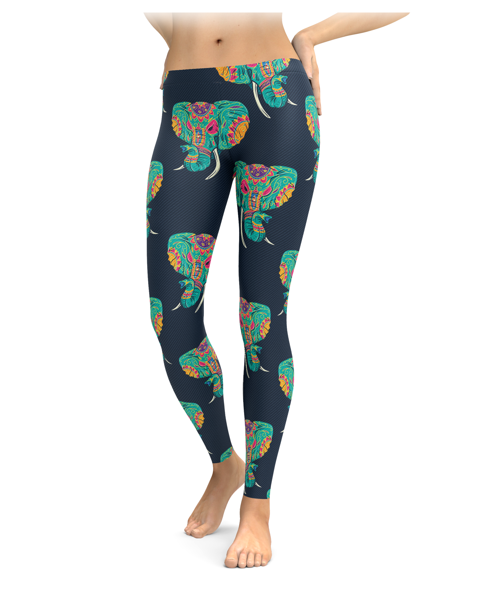 Painted Elephant Leggings