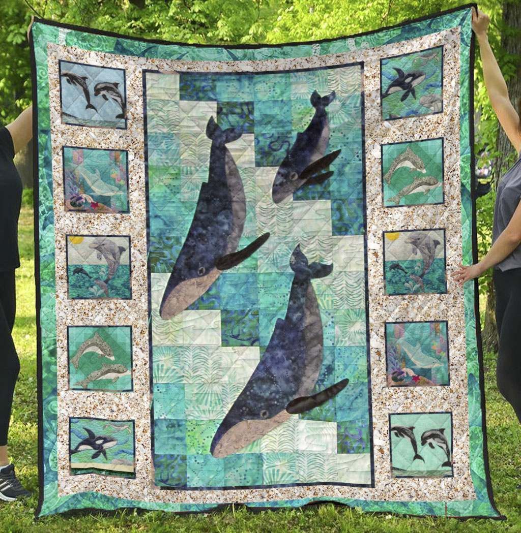 Dolphin BI200703B TBG Quilt Blanket