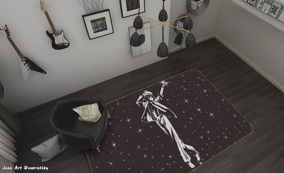 3D Michael Jackson Non-Slip Rug Mat 21