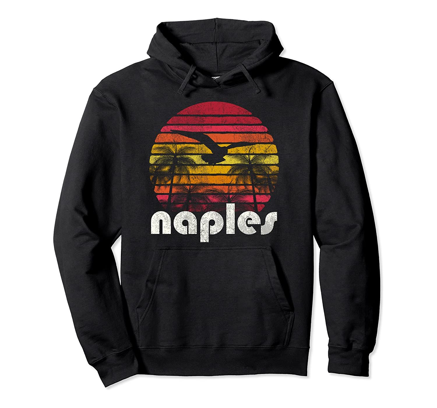 Vintage Retro Naples Fl Florida 70’s 80’s Style Men Women Pullover Hoodie, T-Shirt, Sweatshirt