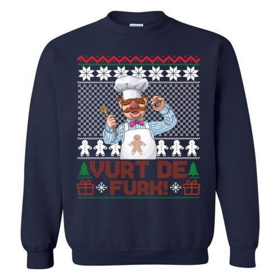 Vurt De Furk The Muppets Ugly Christmas Sweatshirt