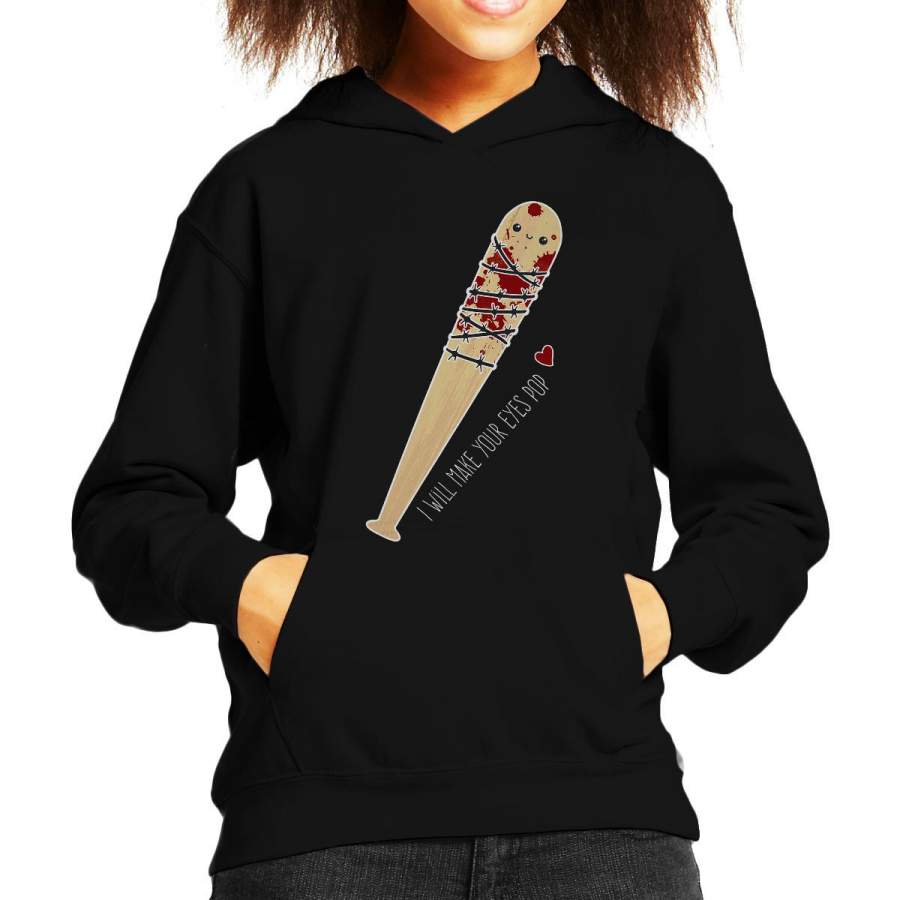 Vampire Bat Lucille Negan Walking Dead Kid’s Hooded Sweatshirt