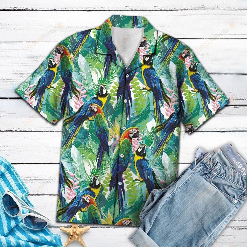 Tropical Parrot Hawaiian Shirt Ha35675