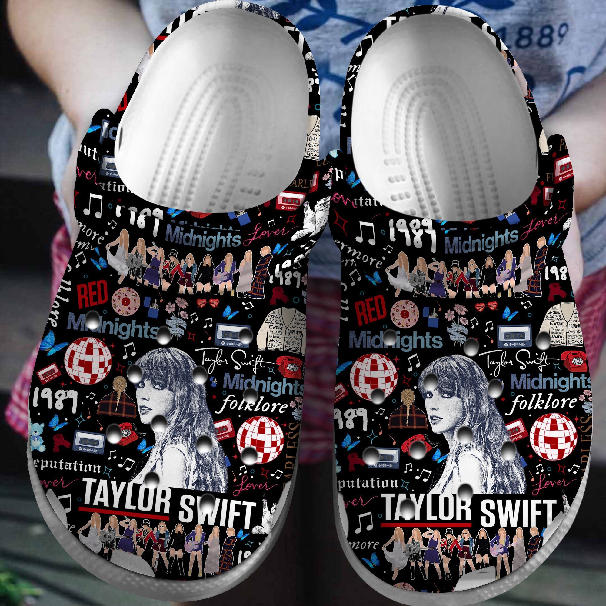 Taylor Swift Music Crocss Crocband Clogs Shoes Comfortable For Men Women And Kids Yawzpvad-1