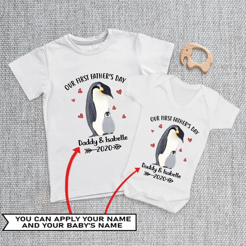 Matching Shirts For Father’s Day Our First Father’s Day Penguin