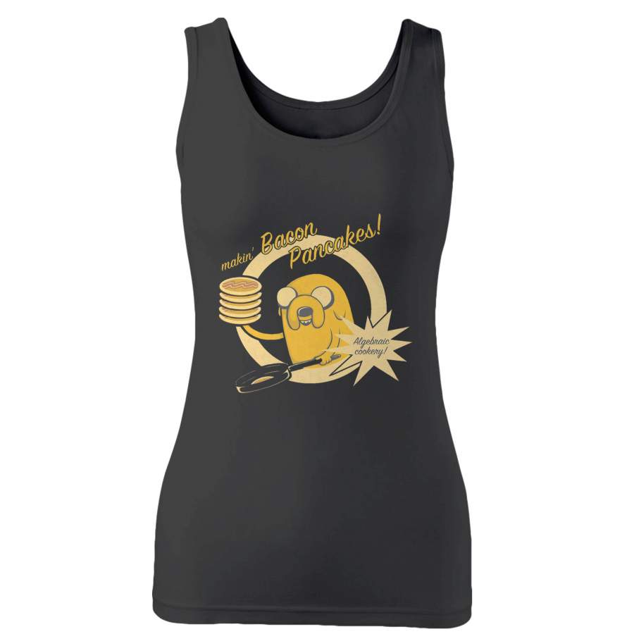 Cooking Time Bacon Pancakes Adventure Time Woman’s Tank Top