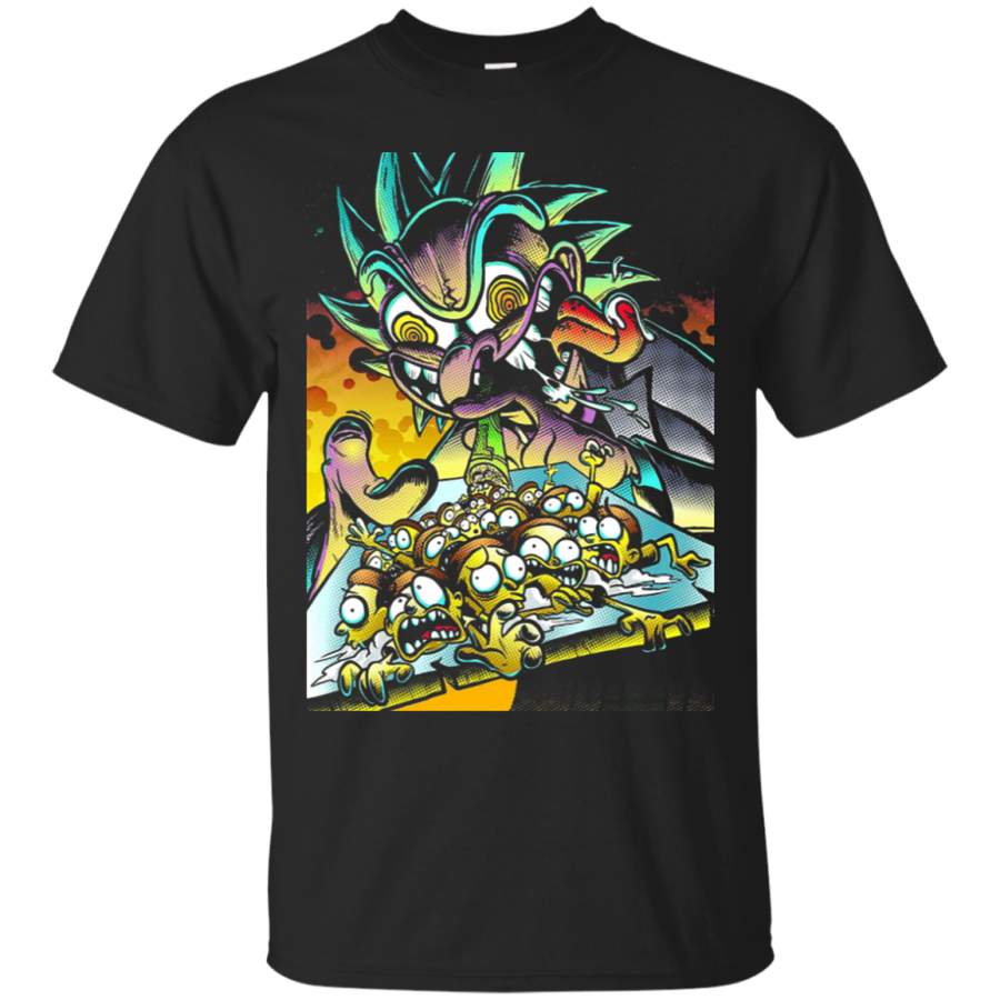 AGR Crazy Cocaine Rick And Morty Crazy Rick Sanchez T-Shirt