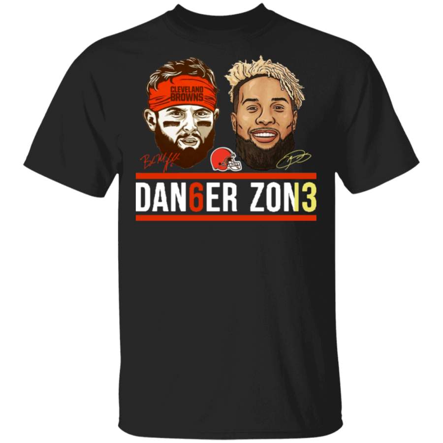 Cleveland Browns Odell Beckham Jr Baker Mayfield dan6er zon3 T-Shirt