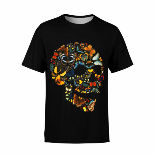 butterfly skull vintage T-Shirt