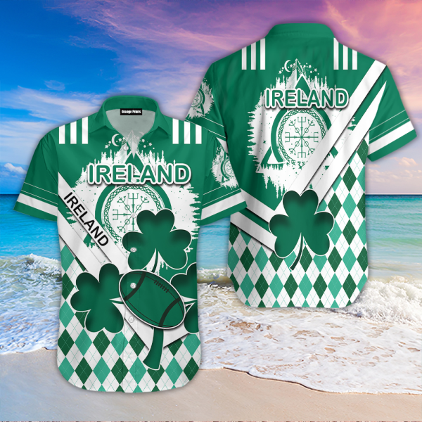 Ireland Rugby Shamrock Hawaii Shirt For Men Women Ha43280