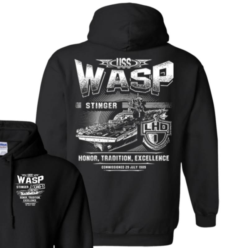 USS WASP LHD 1 T Shirts and Hoodies