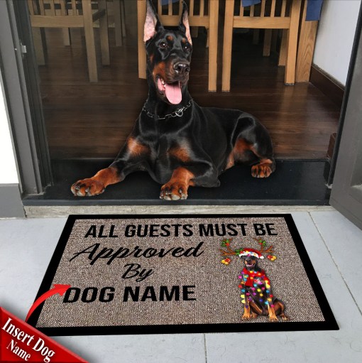 Dobermann Ds76 Doormat All Over Printed(6888)