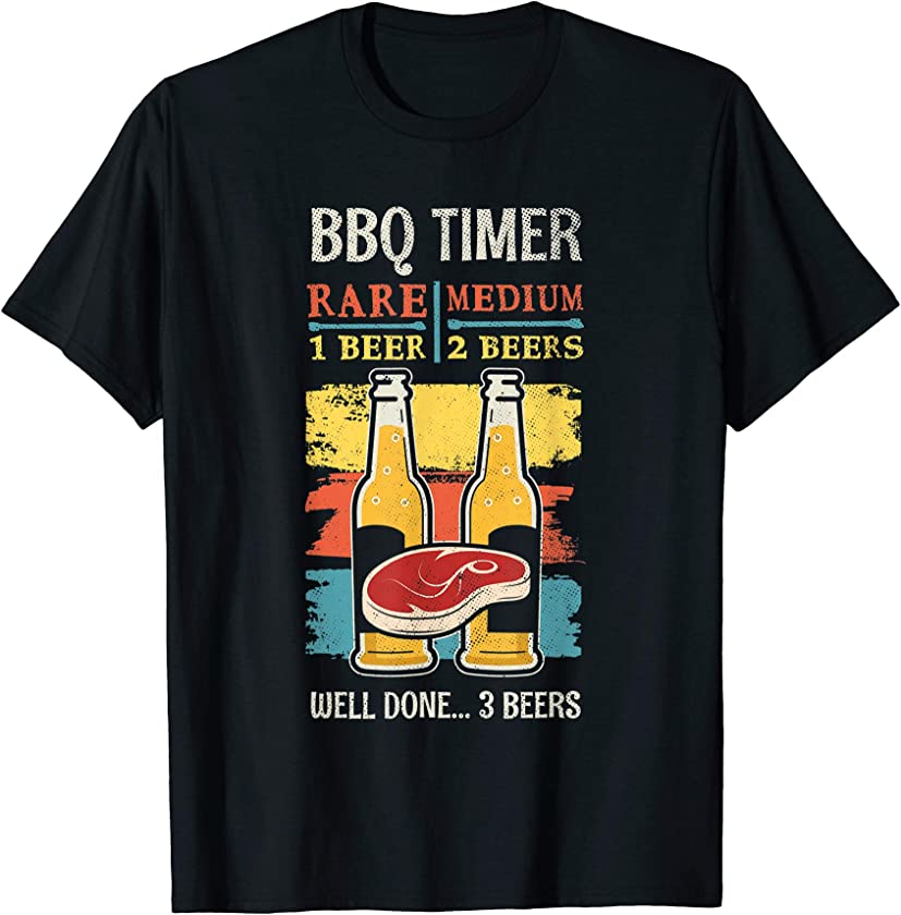 BBQ Grilling Vintage Funny Cooking Meat Grill Barbecue T-Shirt