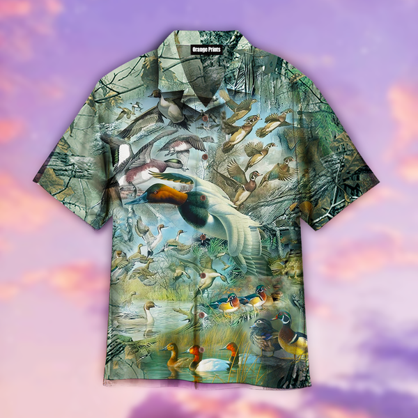 Camo Duck Hawaii Shirt For Men And Women Ha8307