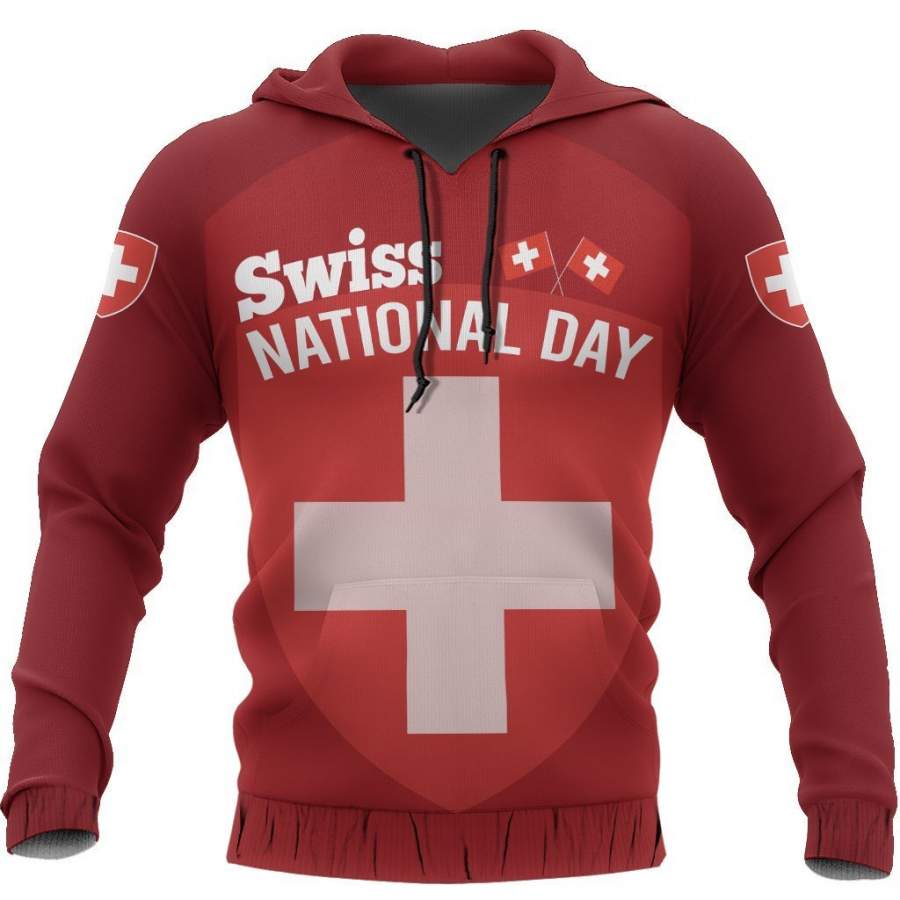 Switzerland – Swiss National Day Hoodie NNK 16