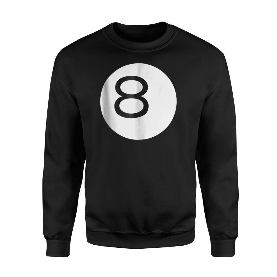 8 Ball – Halloween Costume For Baby Bump Or Beer Guy Halloween Sweatshirt