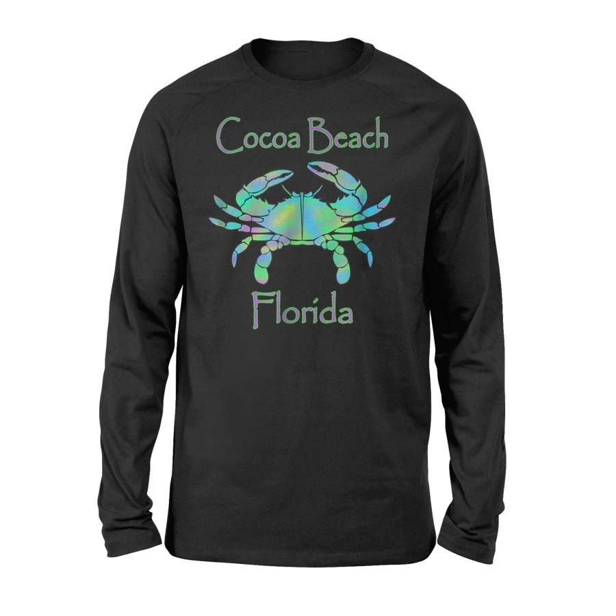 Cocoa Beach Florida Blue Crab Long Sleeve T-Shirt