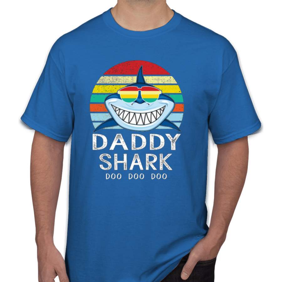 Daddy Shark Doo Doo, Vintage Daddy Shark Men T-Shirt